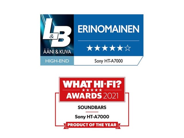Sony - Kaiuttimet - What HiFi ja Lyd&bilde-palkinnot