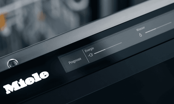 EcoFeedback-funksjon på en Miele oppvaskmaskin