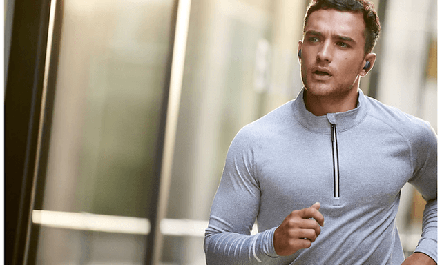 Man running with Jabre in-ears