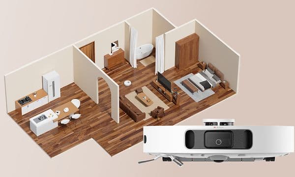 Dreame L10s Ultra robotdammsugare med intelligent navigering