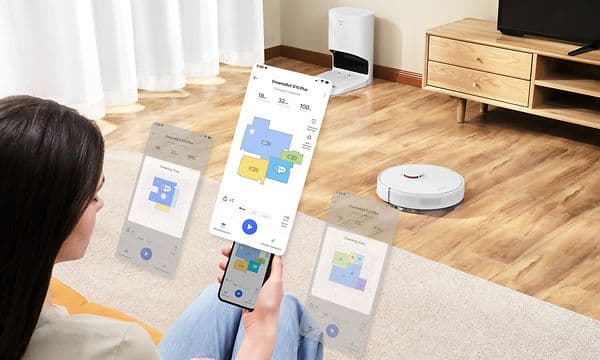 Dreame - Støvsugere - D10 Plus robotstøvsuger bruges via mobilapp