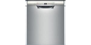 Bosch Series 2 diskmaskin med borstad stålfinish.