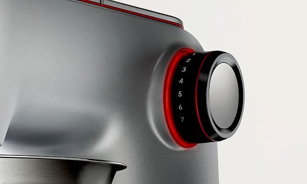 Bosch - SDA - Nærbilde av Bosch Carbon Black kjøkkenmaskin