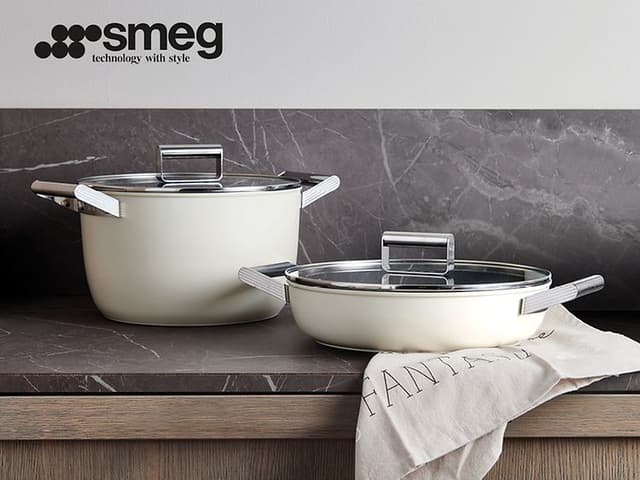 Smeg gryter og stekepanner