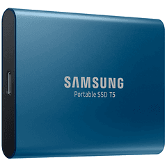 Dator: Samsung T5 bärbar extern SSD hårddisk 500 GB.