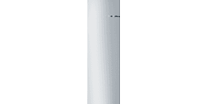 Teräksen värinen Bosch Series 4 -kaappipakastin