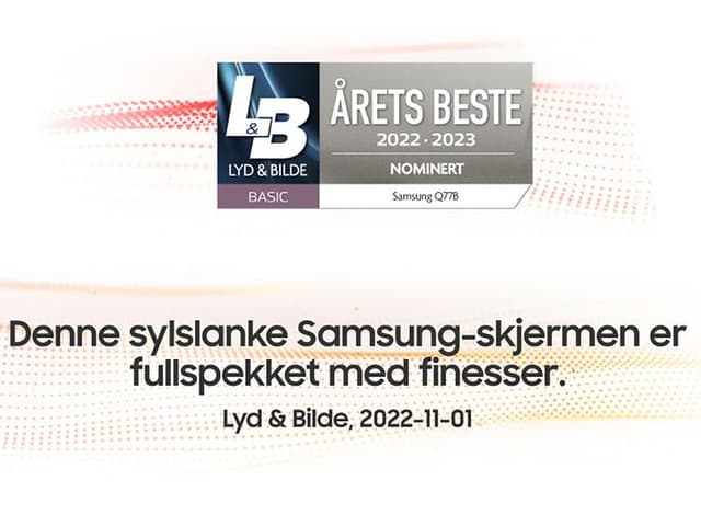 Samsung - Q77 - Prisbanner - NO