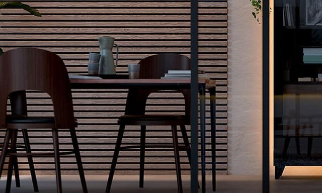 Philips Hue - hjemmet - billede af forskellige stuer med forskellige typer af belysning