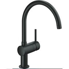 Black kitchen faucet from Grohe