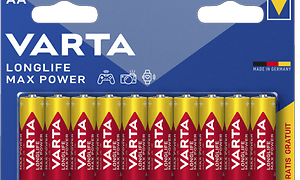 Varta Longlife Max Power AA batteri