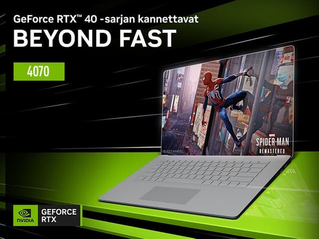 Nvidia GeForce RTX 40 series - RTX 4070 -kannettavat