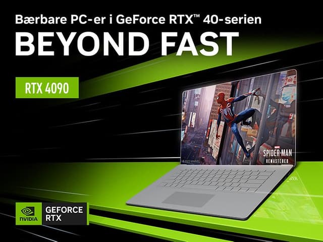Nvidia GeForce RTX 40-serien - RTX 4090 bærbare datamaskiner