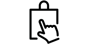 CCC - Click and collect icon black-white