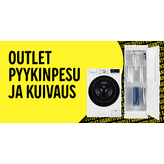 Outlet pyykärit ja kuivaus