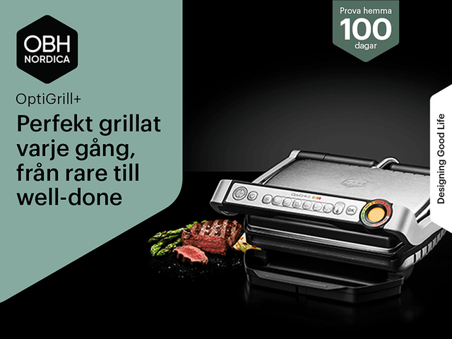 OBH Nordica Optigrill perfekt grillmat