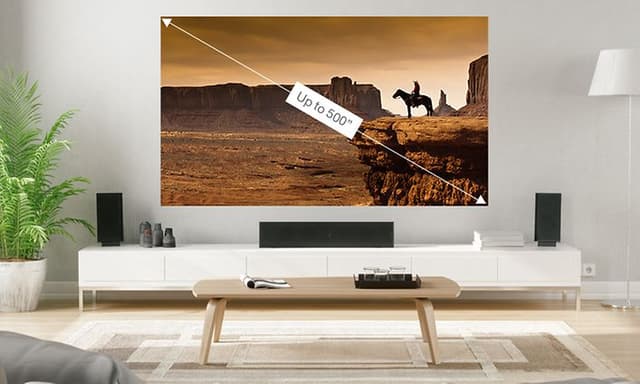TV with inch illustration