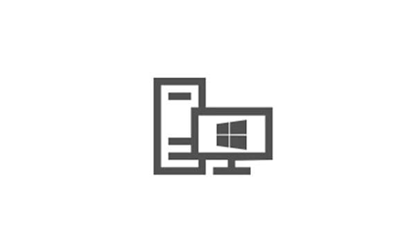 XBOX-Ikoner av en stasjonær PC