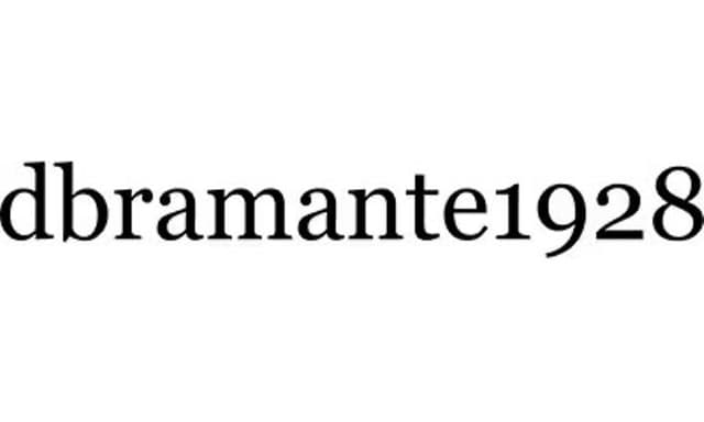 dbramante1928 -tuotemerkin logo