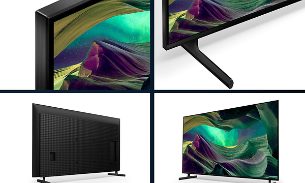 Designdetaljer på en Sony X85L TV