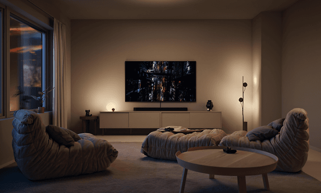 Samsung Neo QLED 4K TV i en stue
