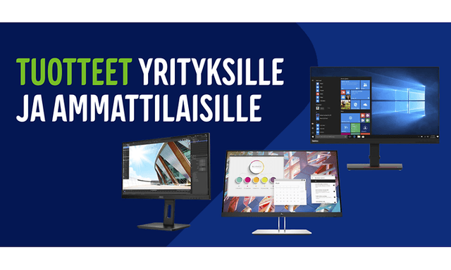 Yrityksille näytöt