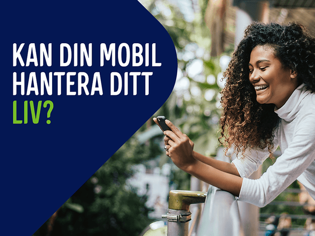 Mobilförsäkring banner med texten: Kan din mobil hantera ditt liv?