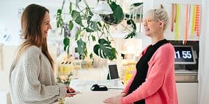 B2B - Two women in a store
