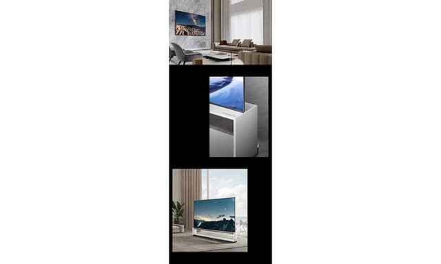 LG OLED TV hienostuneella muotoilulla