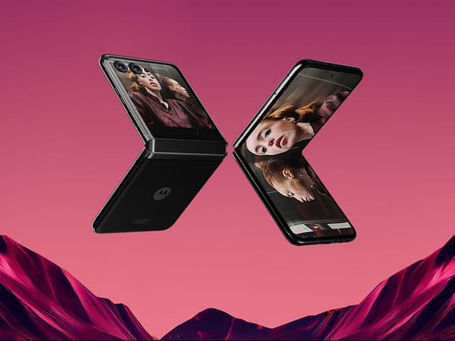 Motorola Razr med ultraflexibla kameror