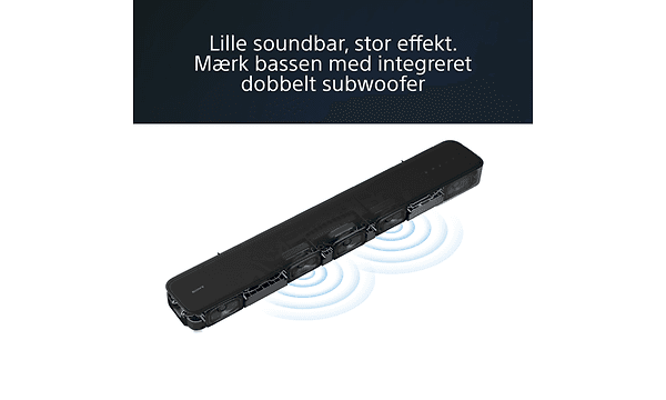 Lille soundbar kæmpe effekt