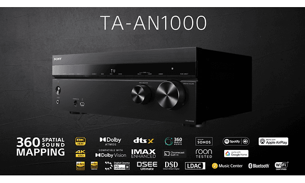 Sony TA-AN1000 7.2-kanavainen 8K A/V-vahvistin
