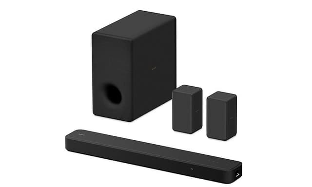 HT-S2000-soundbar sekä SA-SW3 ja SA-RS3S langaton subwoofer ja langattomat takakaiuttimet