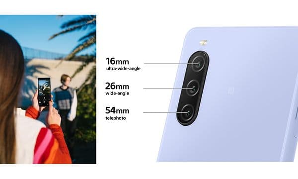 Kameraer på Xperia 10 V