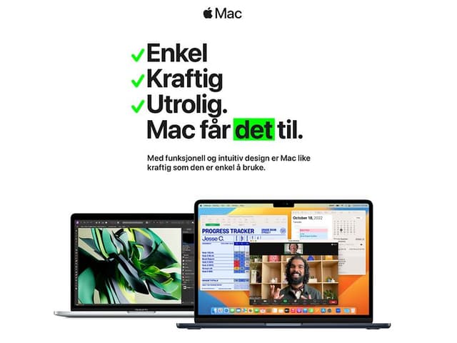 Lett. Kraftig. Fantastisk. Mac får det til