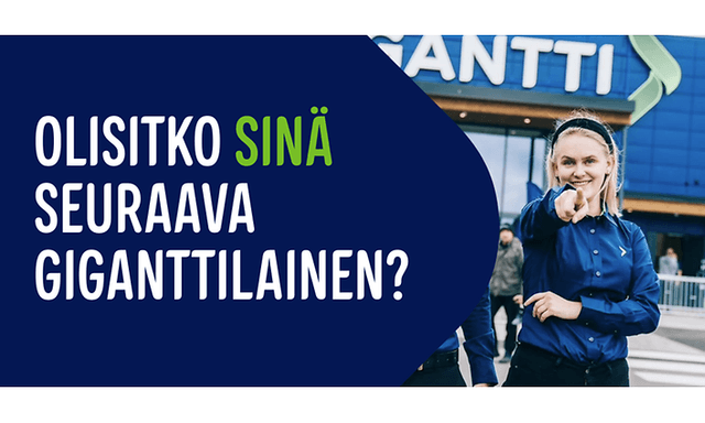 Olisitko sinä seuraava giganttilainen.