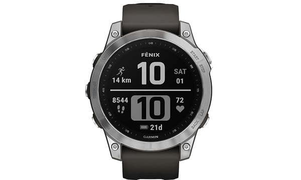 Billede af et Garmin Fenix smartwatch med golf-funktioner og GPS
