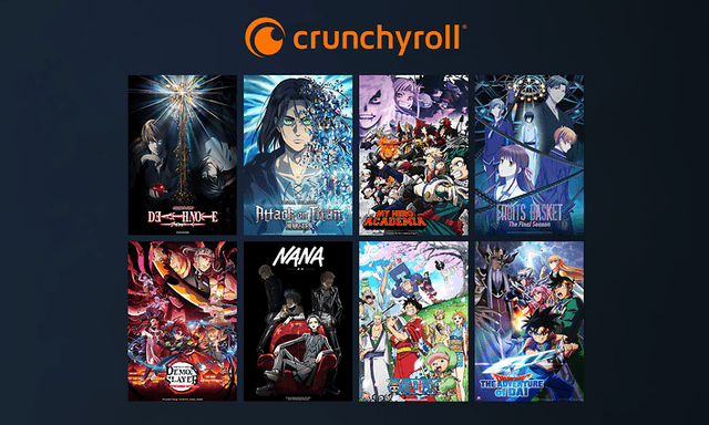 Sony - TV -  Sony A95L TV - Crunchyroll forskjellige animefilmer