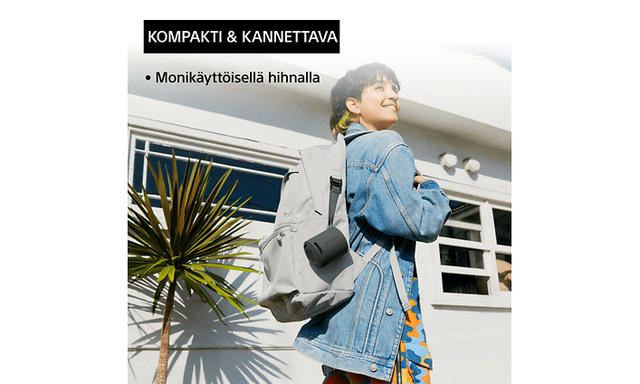 Kompakti, kannettava Sony SRS-XB100 - kaiutin