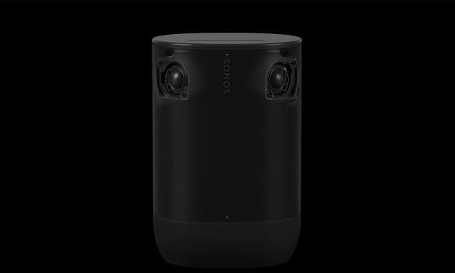 Sonos Move 2 på svart bakgrunn