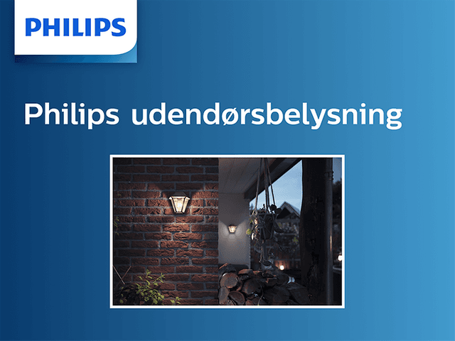 Philips udendørsbelysning