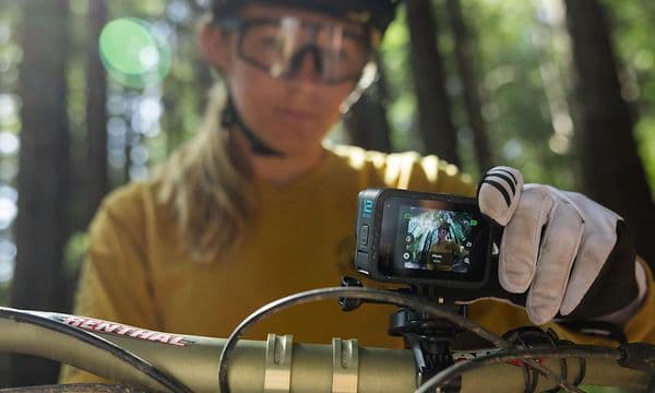 GoPro HERO12 Black på en cykel