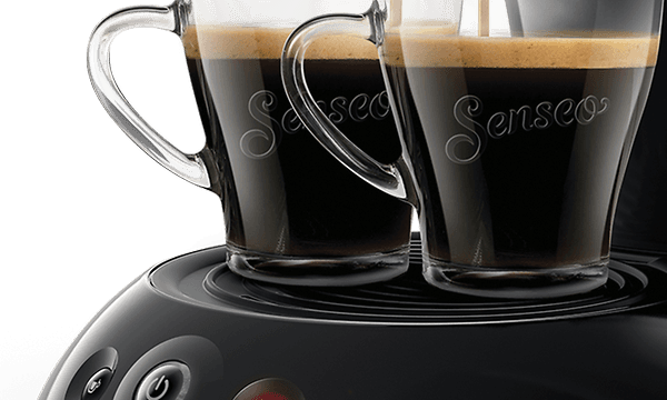 Senseo Original Plus kapselmaskine brygger to kopper kaffe samtidigt