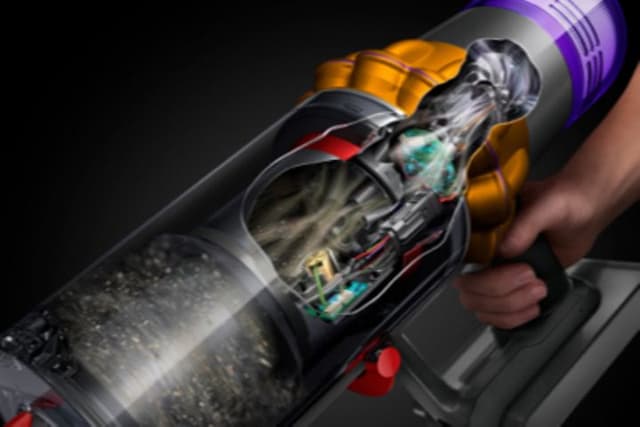Illustrasjon av Dysons Root Cyclone-teknologi