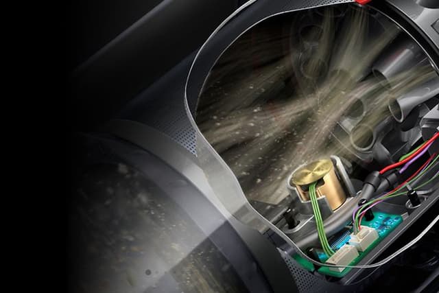 Dyson detect submarines innebygde piezosensor