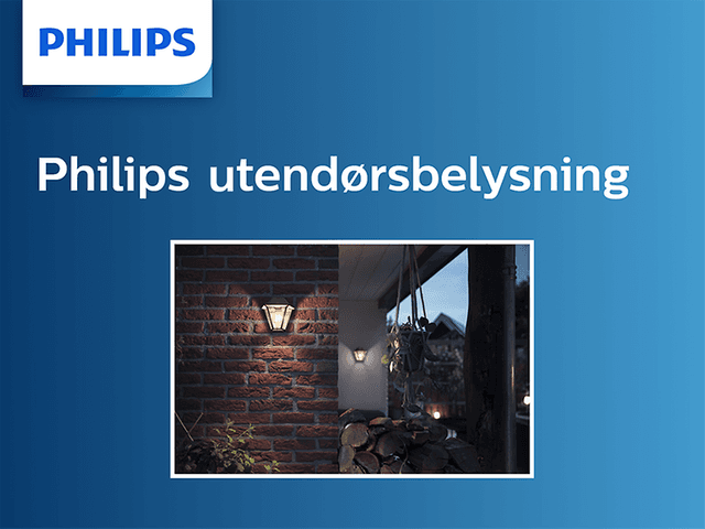 Philips utendørsbelysning