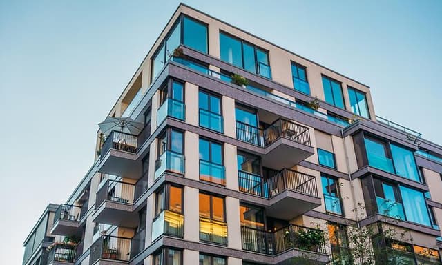 Smart home - smart home security - apartment from outside