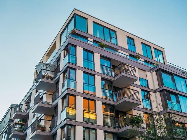 Smart home - smart home security - apartment from outside