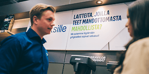 Yritysasiakas ja yritysmyyjä - etsitkö laitteita joilla teet mahdottomasta mahdollisen
