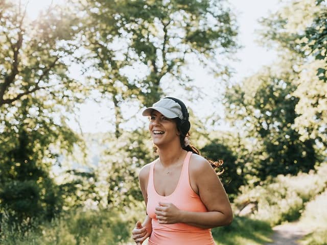 ME-TIME - woman running outside