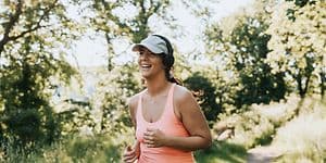 ME-TIME - woman running outside